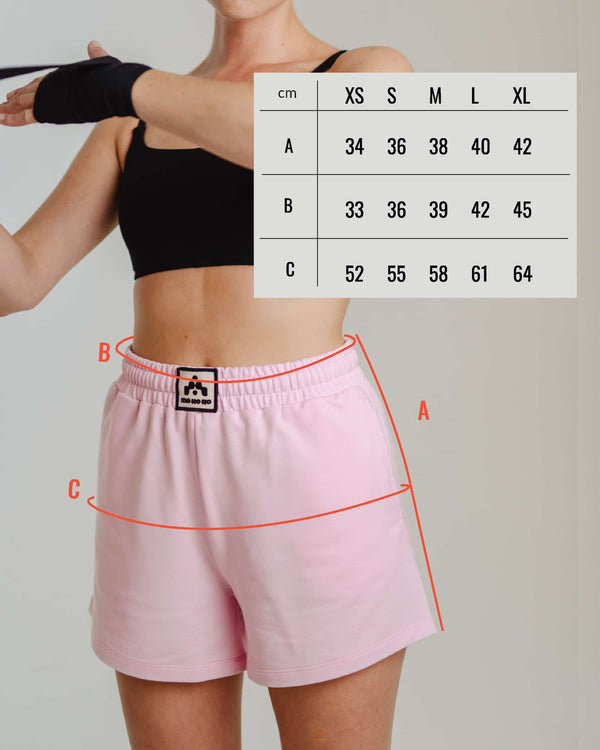 TECH SHORTS RELAXED FIT FRONT LABEL candy