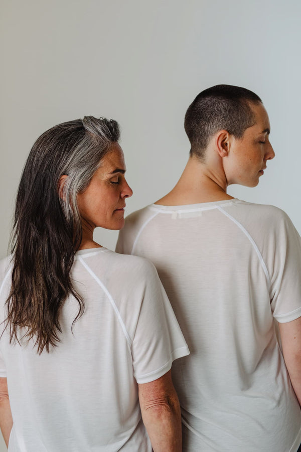 TECH T-SHIRT RELAXED FIT off white