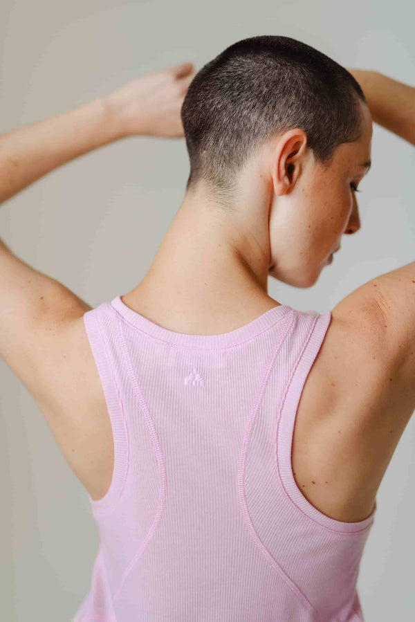 RIBBED TECH TANK TOP candy