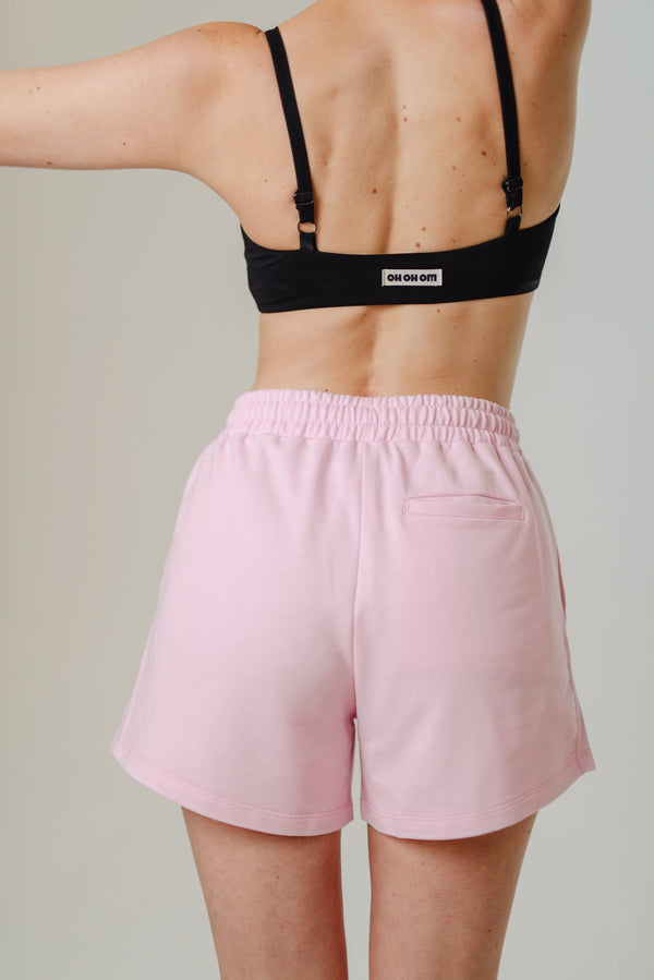 TECH SHORTS RELAXED FIT FRONT LABEL candy
